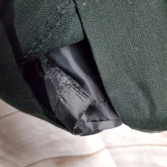 Kasper & Company Black Fully Lined Linen Blend High Rise Dress Pants Size 12 - Picture 5 of 11